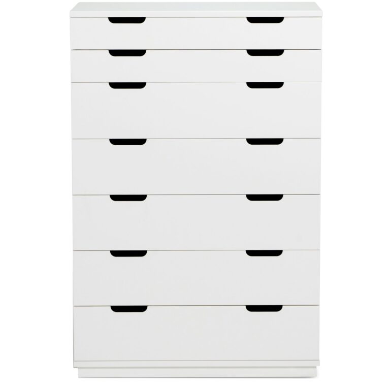 Mavis Aoko Kommode Med Skuffe - Kommoder Mdf Hvid - 14743H