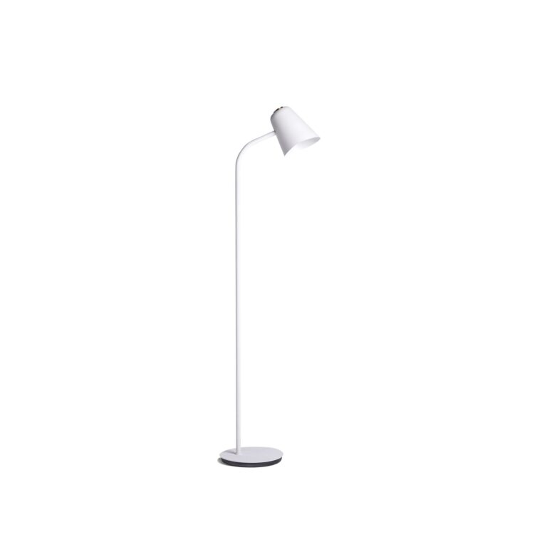 Me Gulvlampe med Dæmper Hvid
