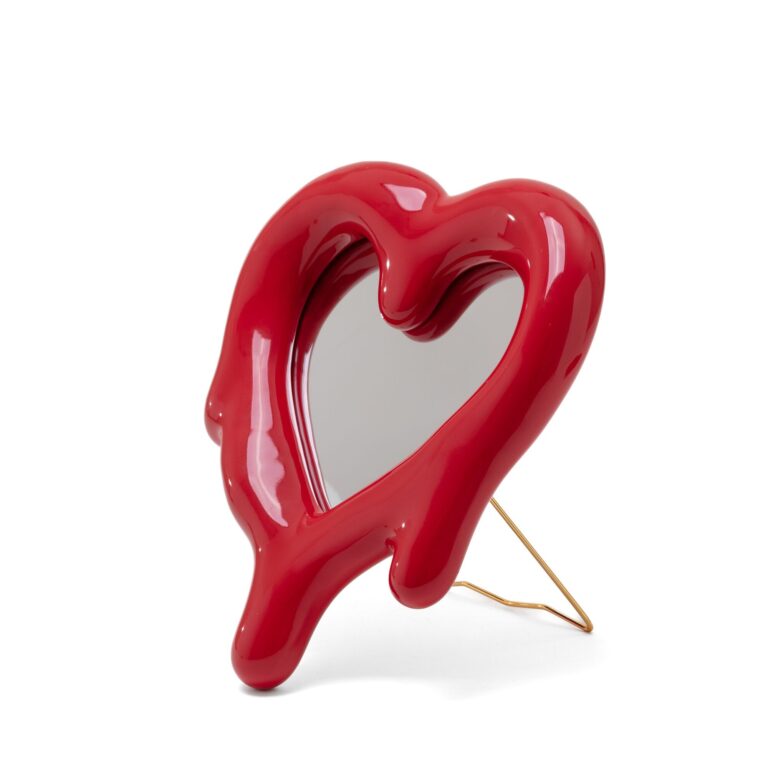 Melted Heart Spejl Rød