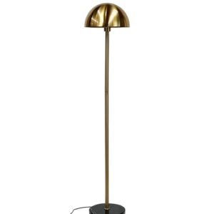 Menton gulvlampe, messing/sort