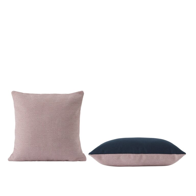 Mingle Pude 45x45 Rose / Petroleum