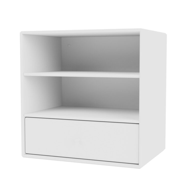 Mini 1005 Reol med Skuffe New White