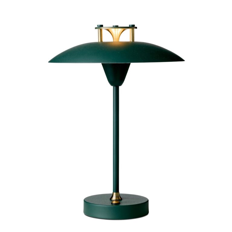 Mini Stepp 1-2-3 Transportabel Bordlampe Mørkegrøn