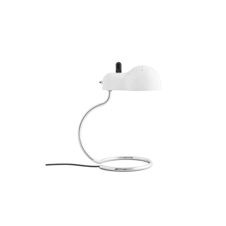 Minitopo Bordlampe Hvid