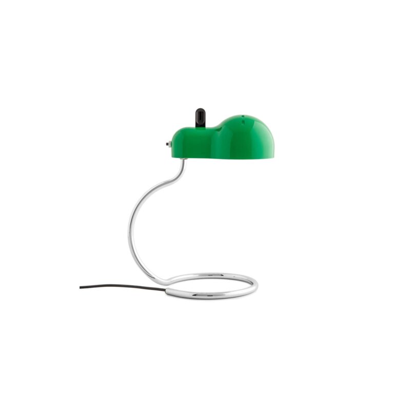 Minitopo Bordlampe Hvid/Grøn