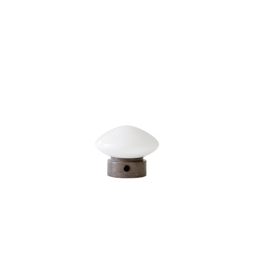 Mist AP21 Transportabel Lampe Grigio Caldo/Opal Glas