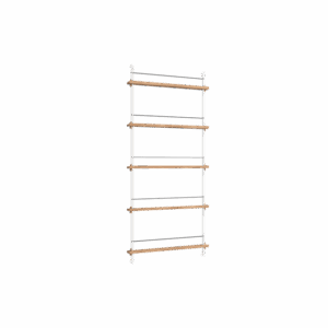 Moebe Magazine Shelving Reol Høj Eg/Hvid