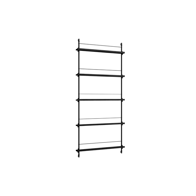 Moebe Magazine Shelving Reol Høj Sort