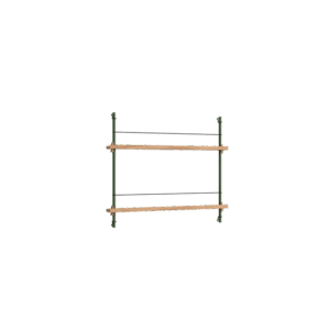 Moebe Magazine Shelving Reol Lille Eg/Pine Green