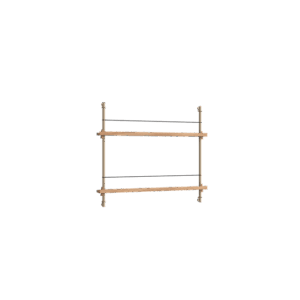 Moebe Magazine Shelving Reol Lille Eg/Warm Grey