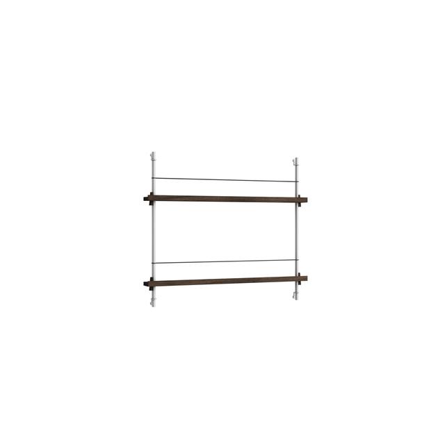 Moebe Magazine Shelving Reol Lille Røget Eg/Rustfri Stål
