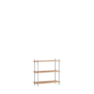 Moebe Shelving Classic Reol Eg/Rustfri Stål