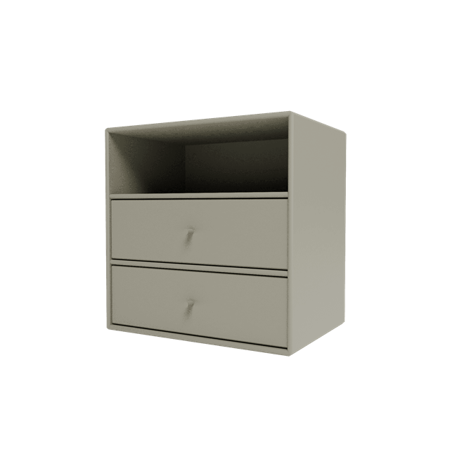 Montana Mini 1006 Reol Med 2 Skuffer 144-Fennel