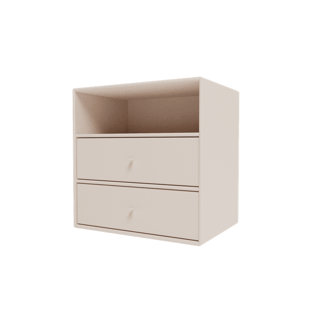 Montana Mini 1006 Reol Med 2 Skuffer 168-Clay