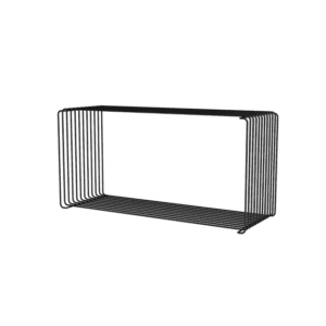 Montana Panton Wire Extended Reol 05-Black 70 cm x 25,7 cm