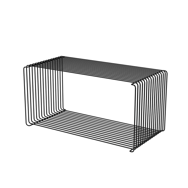Montana Panton Wire Extended Reol 05-Black 70 cm x 34,8 cm