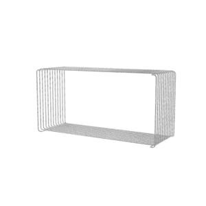 Montana Panton Wire Extended Reol 43-Chrome 70 cm x 25,7 cm