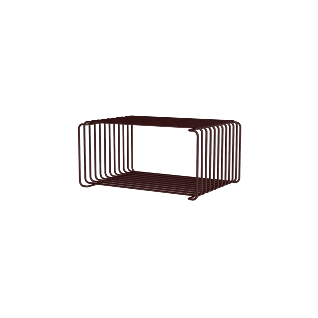 Montana Panton Wire Half Height Reol 07-Black Red 17,2 cm x 25,7 cm