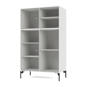 Montana Selection RIPPLE III Vitrineskab 01-White/03-Sort