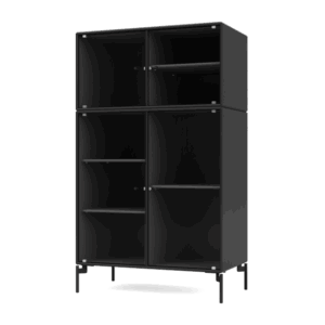 Montana Selection RIPPLE III Vitrineskab 05-Black/03-Sort