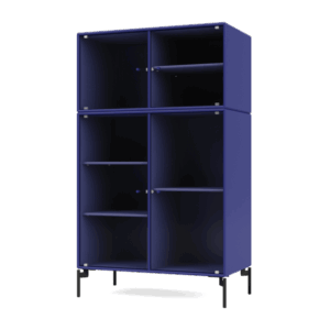 Montana Selection RIPPLE III Vitrineskab 135-Monarch/03-Sort