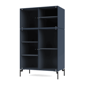 Montana Selection RIPPLE III Vitrineskab 138-Juniper/03-Sort