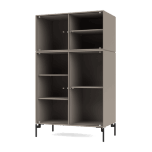 Montana Selection RIPPLE III Vitrineskab 141-Truffle/03-Sort