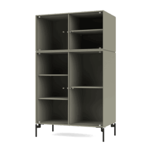 Montana Selection RIPPLE III Vitrineskab 144-Fennel/03-Sort