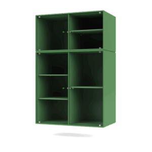 Montana Selection RIPPLE III Vitrineskab 152-Parsley