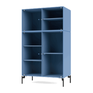 Montana Selection RIPPLE III Vitrineskab 154-Azure/03-Sort