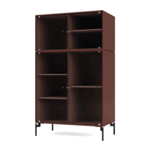 Montana Selection RIPPLE III Vitrineskab 155-Masala/03-Sort