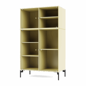 Montana Selection RIPPLE III Vitrineskab 159-Camomile/03-Sort