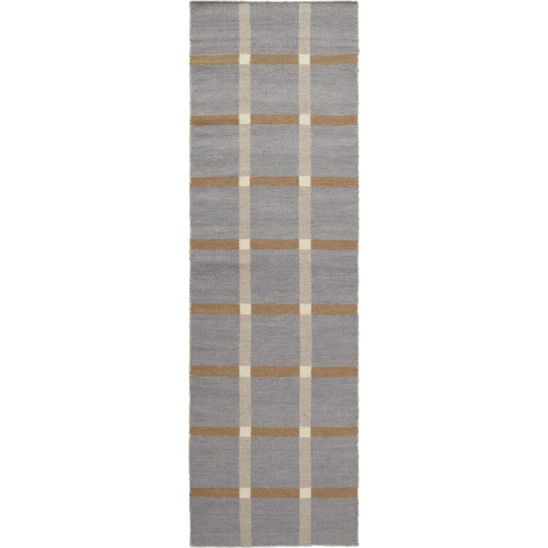 Mosaic Gulvtæppe 75x250 cm Grå