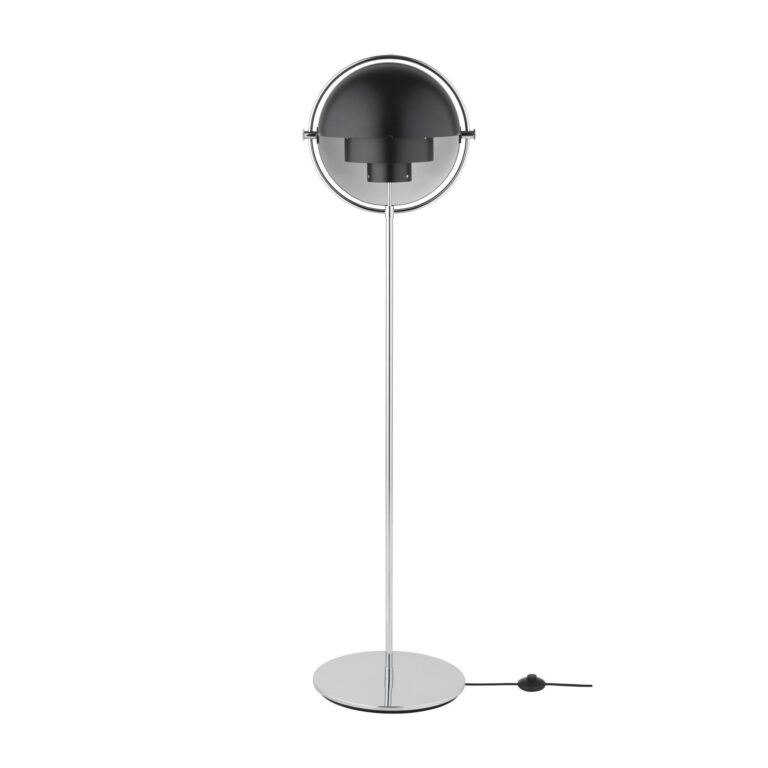 Multi-Lite Gulvlampe Krom & Sort