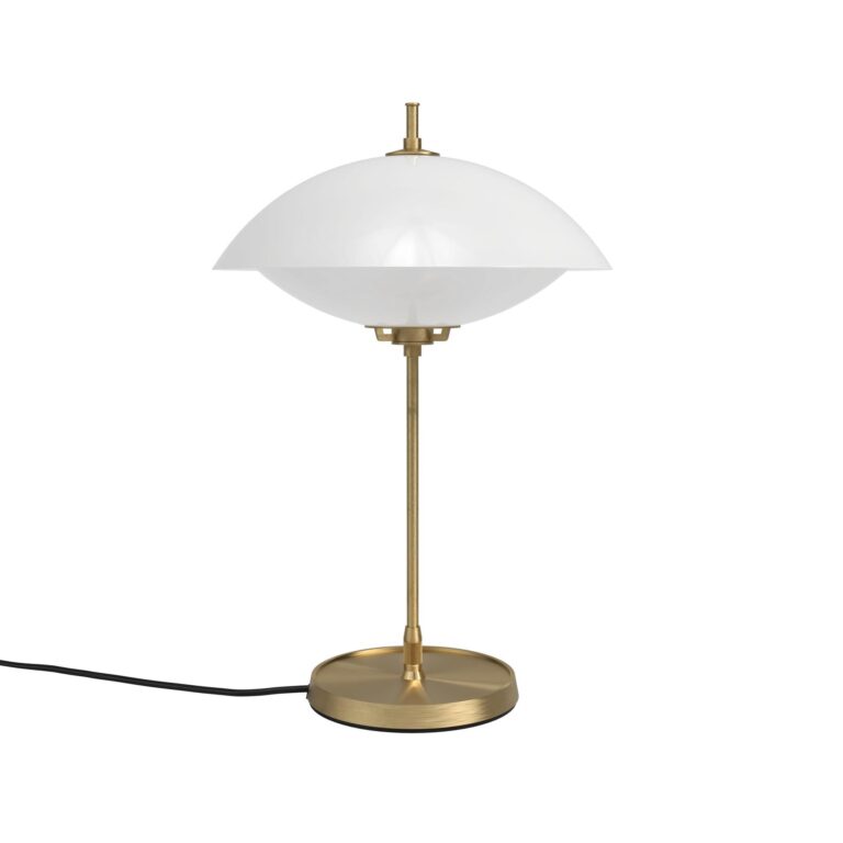 Musling Bordlampe Opal/Messing