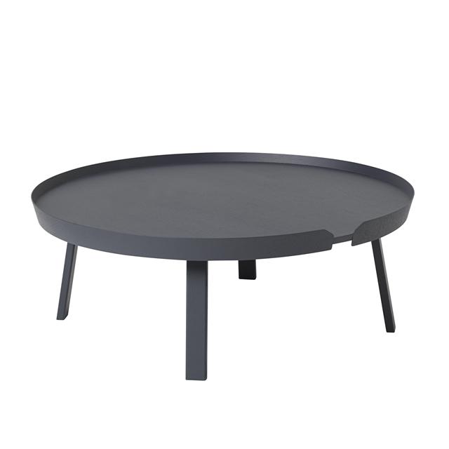 Muuto Around Sofabord Anthracite Ekstra Stor