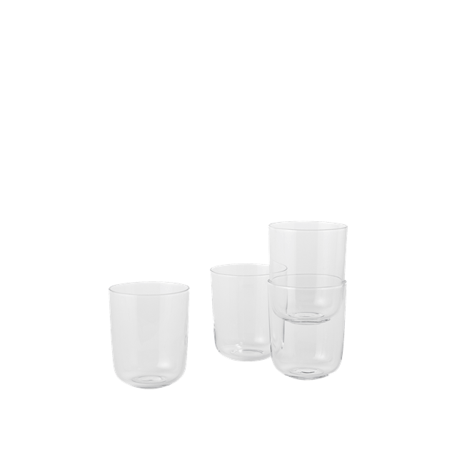 Muuto Corky Glas 4 Stk Klar 10 cm