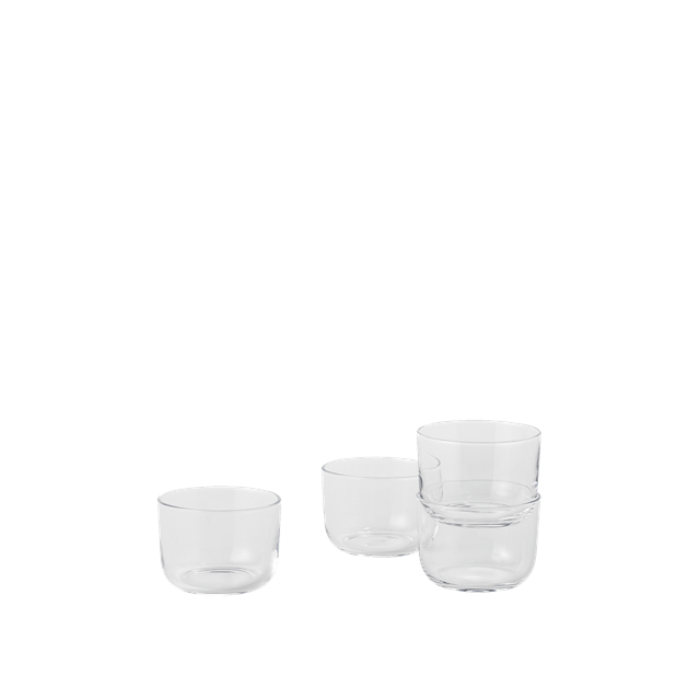 Muuto Corky Glas 4 Stk Klar 6 cm