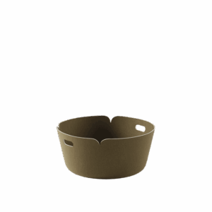 Muuto Restore Rund Kurv Ø52 Brungrøn