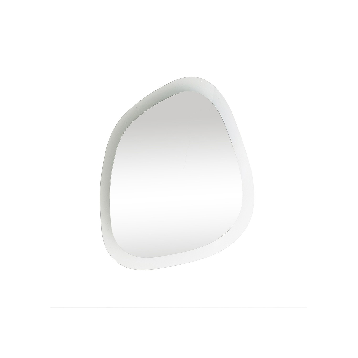 NORDVÄRK Aqua vægspejl, organisk - spejlglas og klar glas (85x67)