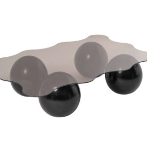 NORDVÄRK Noxa - Sort, bronze sofabord