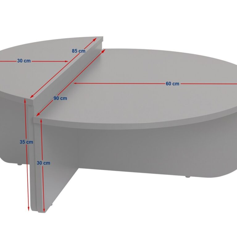 NORDVÄRK Orion sofabord - sort træ melamin (sæt med 2)