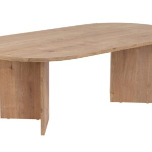 NORDVÄRK Sable sofabord, oval - Safir eg melamin (119x60)