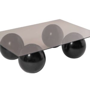 NORDVÄRK Sera - Sort, bronze sofabord