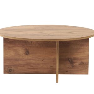 NORDVÄRK Soleil sofabord, rund - Atlantic fyrretræ melamin (Ø90)