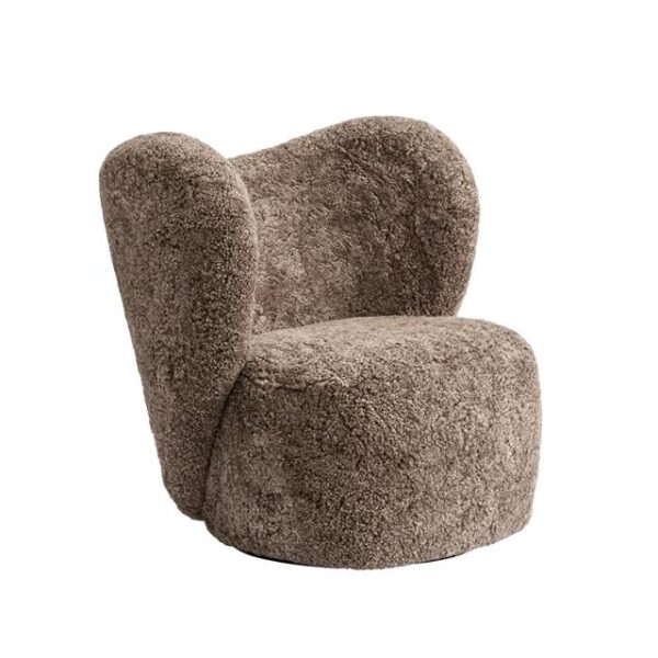 NORR11 Little Big Lænestol Swivel Sheepskin Sahara