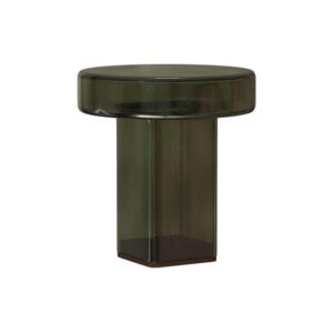 NORR11 Naked Sidebord H49 Flaskegrøn/Glas