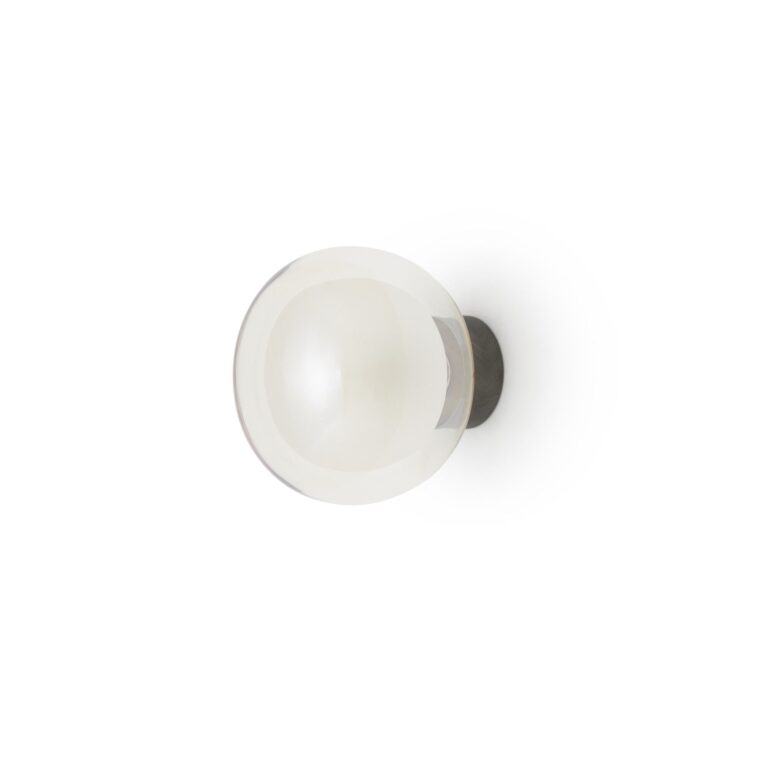 Nabila 552.42L Væg/Loftlampe Titanium/Mørk Bronze/Champagne Glas