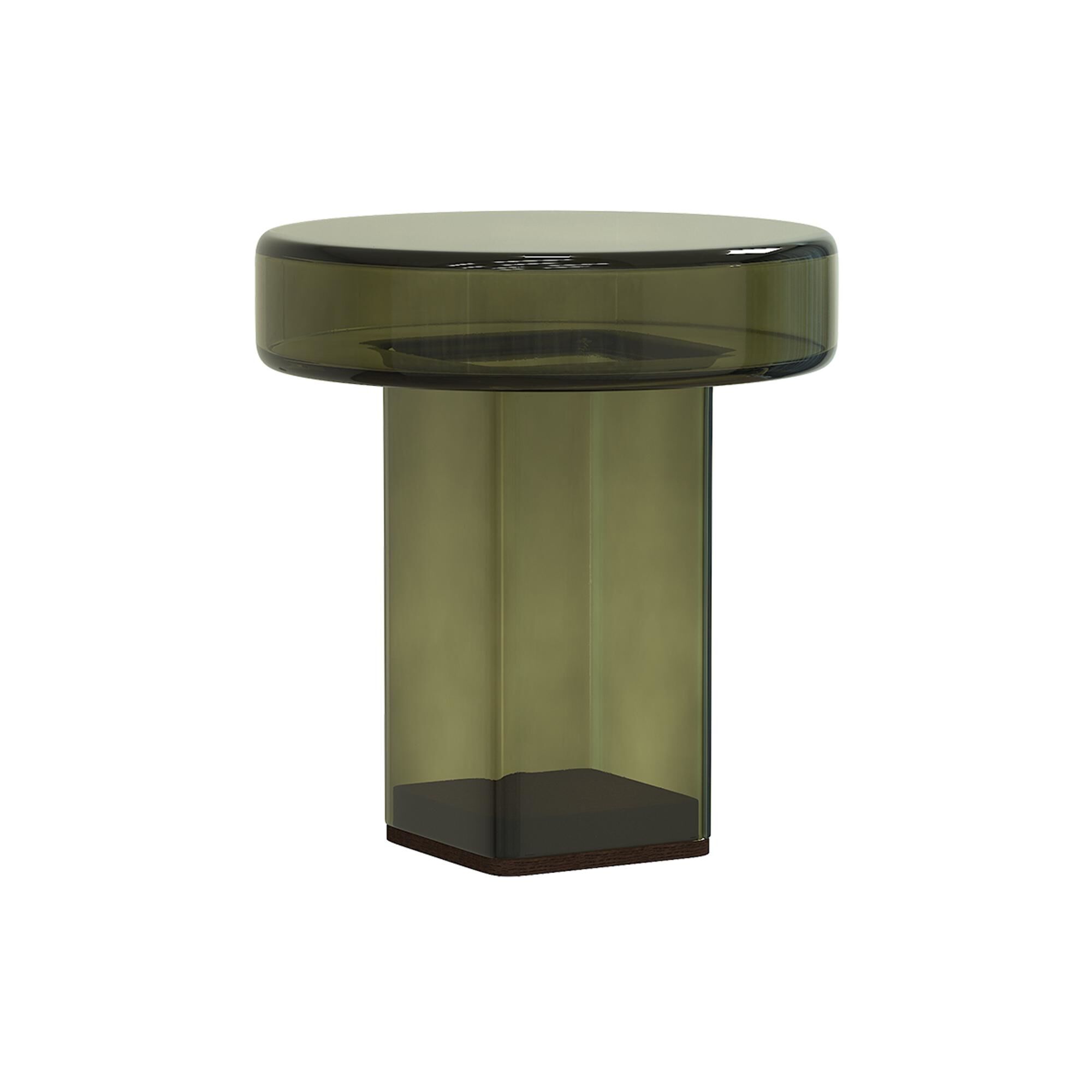 Naked Sidebord H49 Flaskegrøn/Glas