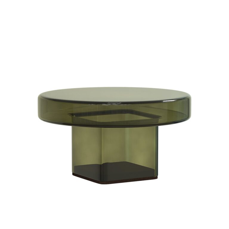 Naked Sofabord H30 Flaskegrøn/Glas